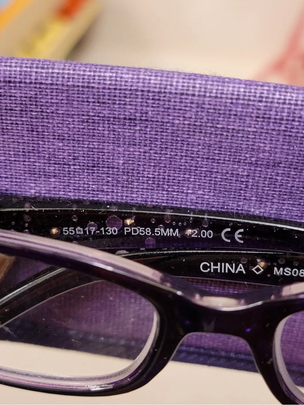 Premium +2.00 Purple Reading Glasses